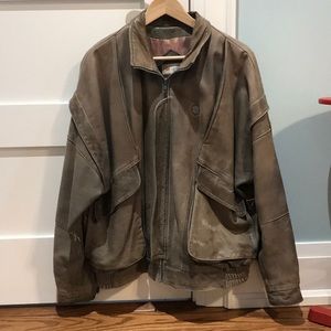 Leather jacket made for GM/ Made in Canada